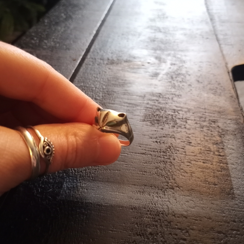 Sterling Silver Cat Ring - Picture 6 of 9